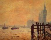 克劳德 莫奈 : The Thames below Westminster